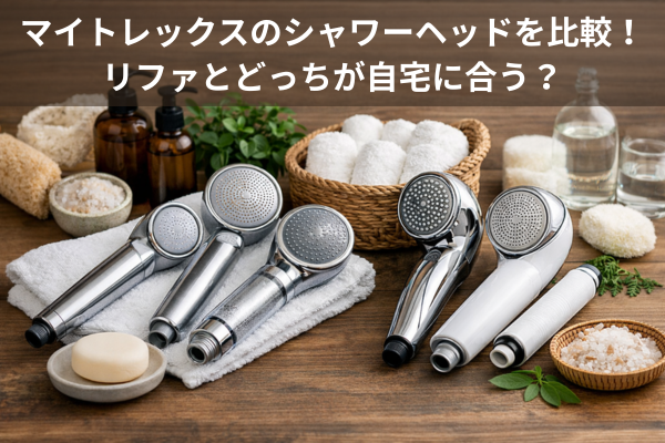 マイトレックスのシャワーヘッドを比較！リファとどっちが自宅に合う？