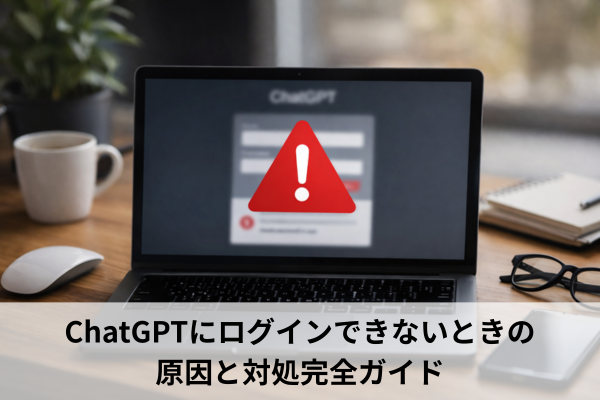 ChatGPTにログインできないときの 原因と対処完全ガイド