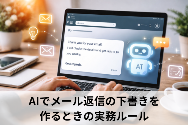 AIでメール返信の下書きを作るときの実務ルール