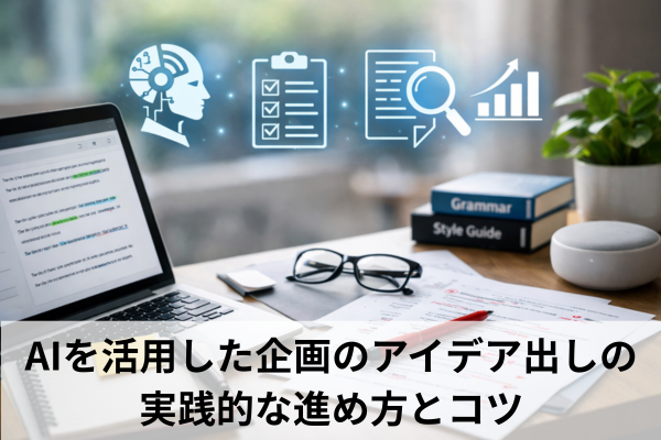 AIを活用した企画のアイデア出しの実践的な進め方とコツ