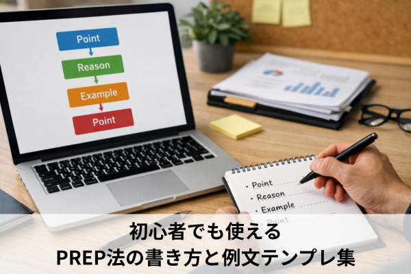 初心者でも使えるPREP法の書き方と例文テンプレ集