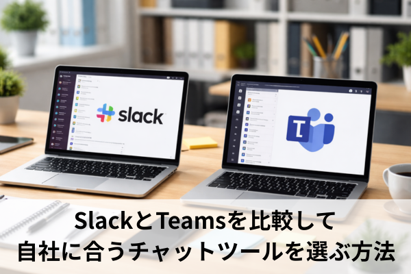 SlackとTeamsを比較して自社に合うチャットツールを選ぶ方法