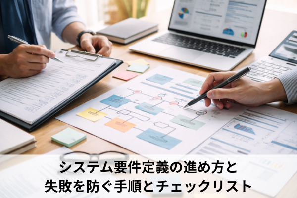 システム要件定義の進め方と失敗を防ぐ手順とチェックリスト