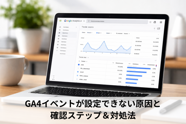 GA4イベントが設定できない原因と確認ステップ＆対処法
