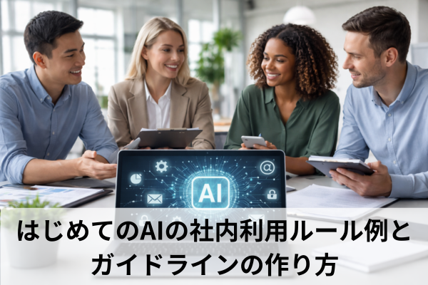 はじめてのAIの社内利用ルール例とガイドラインの作り方