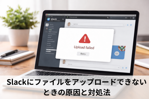 Slackにファイルをアップロードできないときの原因と対処法
