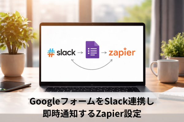 GoogleフォームをSlack連携し即時通知するZapier設定