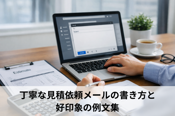 丁寧な見積依頼メールの書き方と好印象の例文集