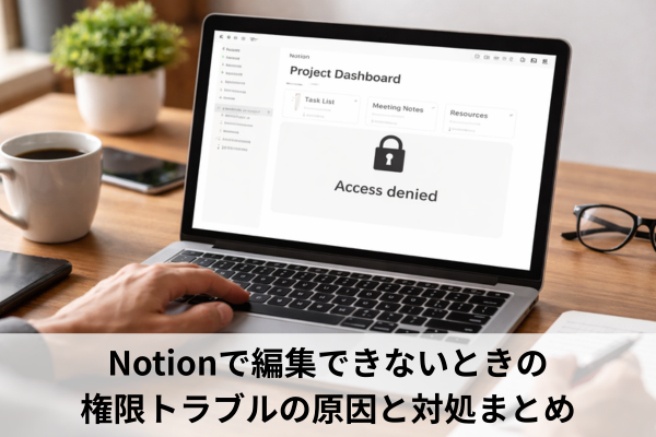 Notionで編集できないときの権限トラブルの原因と対処まとめ