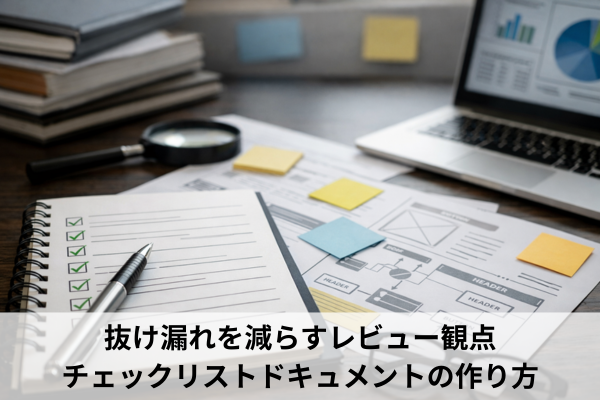 抜け漏れを減らすレビュー観点チェックリストドキュメントの作り方