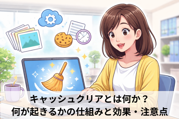キャッシュクリアとは何か?何が起きるかの仕組みと効果・注意点