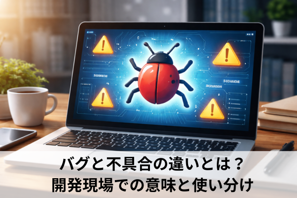 バグと不具合の違いとは？開発現場での意味と使い分け