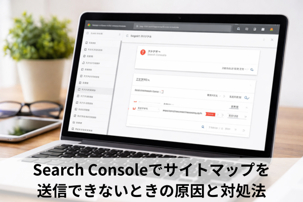 Search Consoleでサイトマップを送信できないときの原因と対処法