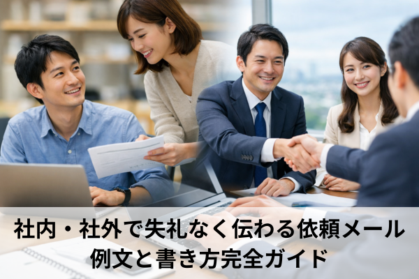社内・社外で失礼なく伝わる依頼メール例文と書き方完全ガイド