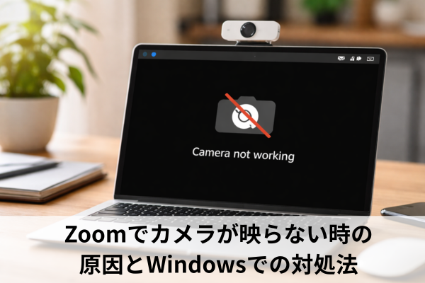 Zoomでカメラが映らない時の原因とWindowsでの対処法