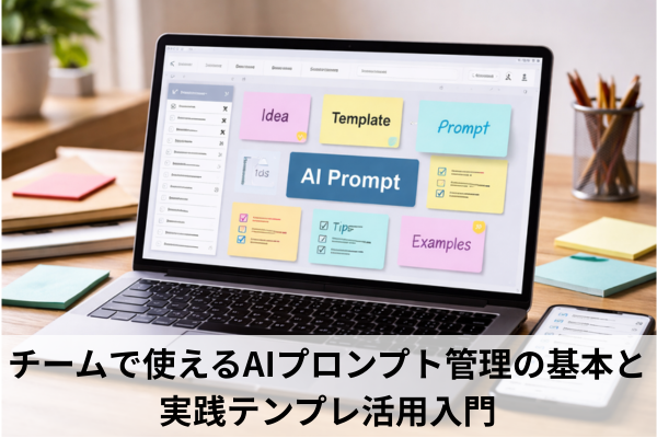 チームで使えるAIプロンプト管理の基本と実践テンプレ活用入門