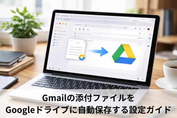 Gmailの添付ファイルをGoogleドライブに自動保存する設定ガイド