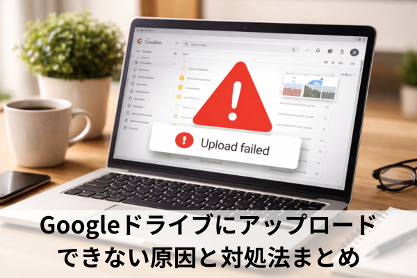 Googleドライブにアップロードできない原因と対処法まとめ