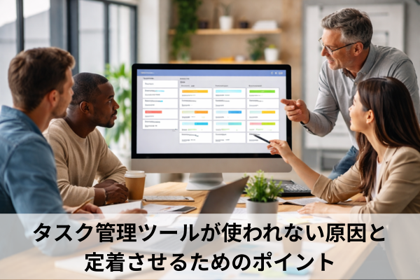 タスク管理ツールが使われない原因と定着させるためのポイント