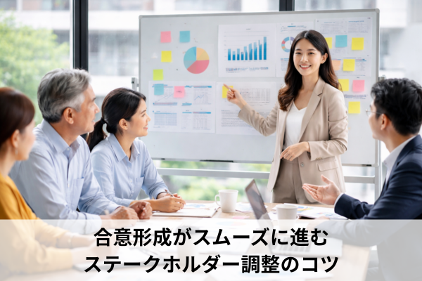 合意形成がスムーズに進むステークホルダー調整のコツ