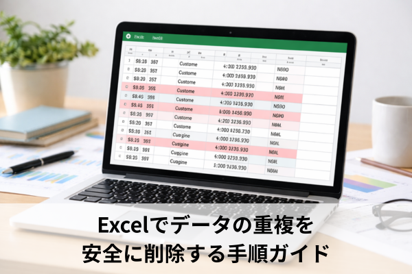 Excelでデータの重複を安全に削除する手順ガイド