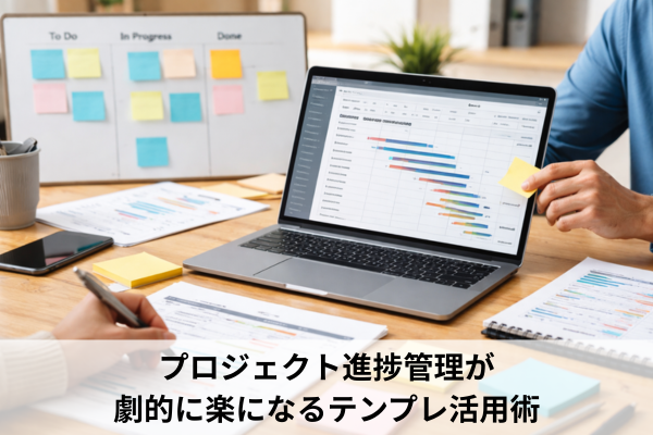 プロジェクト進捗管理が劇的に楽になるテンプレ活用術