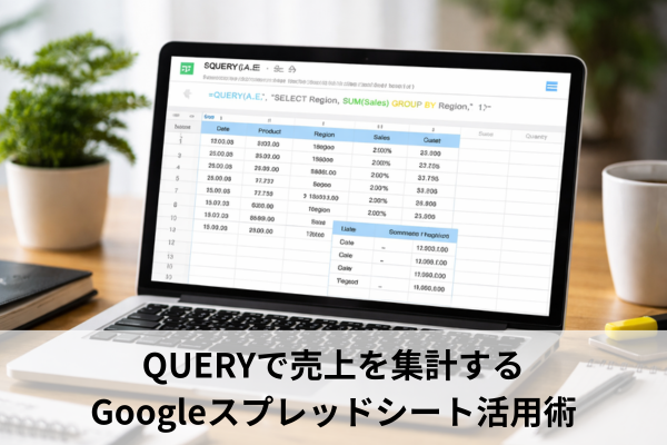 QUERYで売上を集計するGoogleスプレッドシート活用術