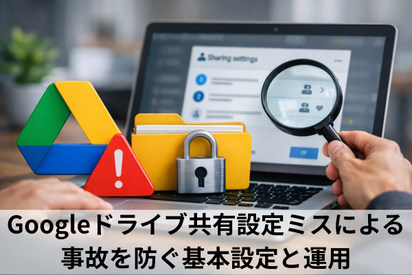 Googleドライブ共有設定ミスによる事故を防ぐ基本設定と運用