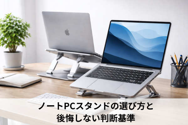 ノートPCスタンドの選び方と後悔しない判断基準