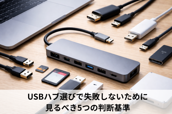 USBハブ選びで失敗しないために見るべき5つの判断基準