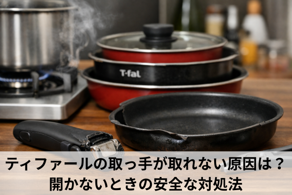 ティファールの取っ手が取れない原因は？開かないときの安全な対処法