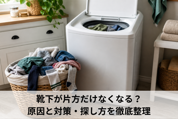 靴下が片方だけなくなる？原因と対策・探し方を徹底整理